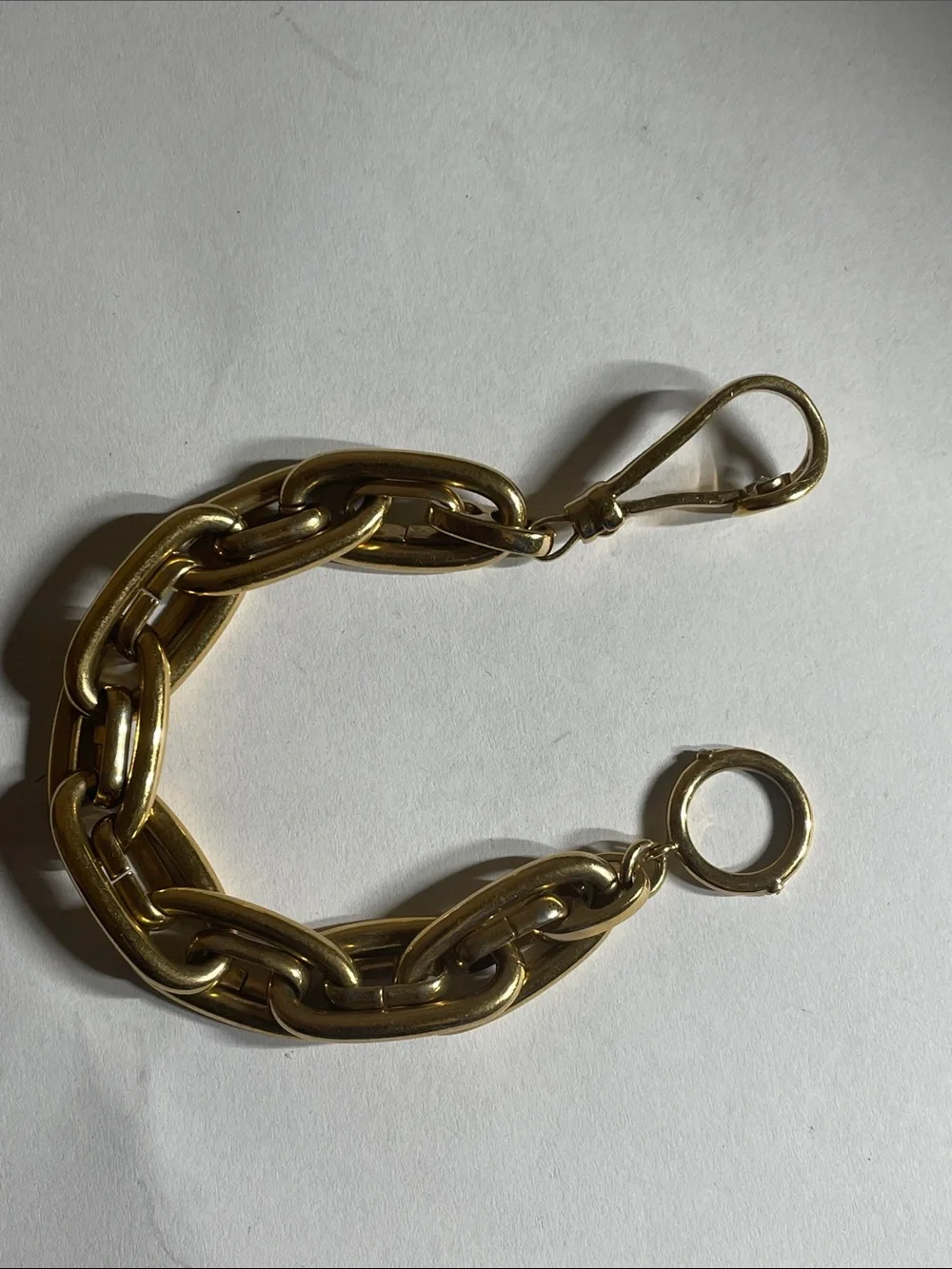 Gold-Link Chain Bracelet Watch Accessory - Classic Polished Finish
